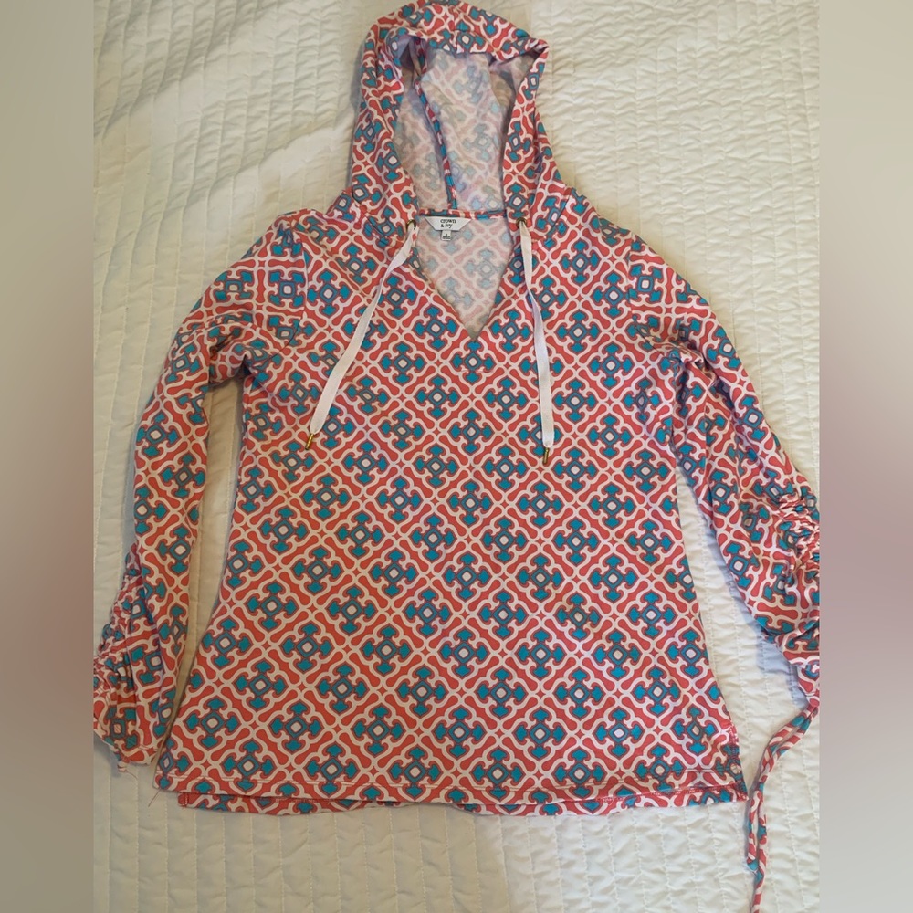 Crown and Ivy printed hoodie